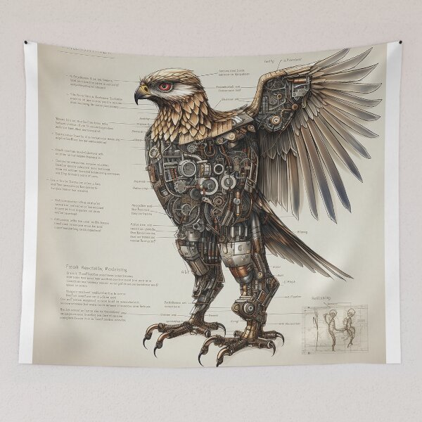 Item preview, Eagle Body Anatomy designed and sold by Jannefranklin.