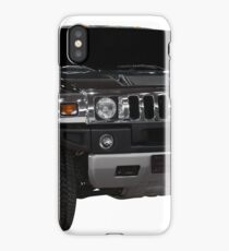 Big luxury 4x4 suv isolated on white iPhone Case/Skin