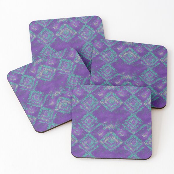 Item preview, Purple & Blue Diamonds Pattern designed and sold by kaliburrito.