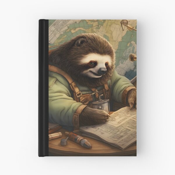 Item preview, Sloth Cartographer designed and sold by ConfettiSkyArt.