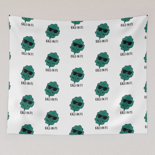 Item preview, Kale-in It Funny Kale Puns  designed and sold by punnybone.