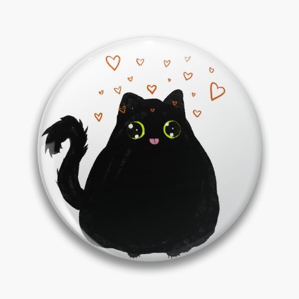 Item preview, Black cat blep designed and sold by bageldraws.