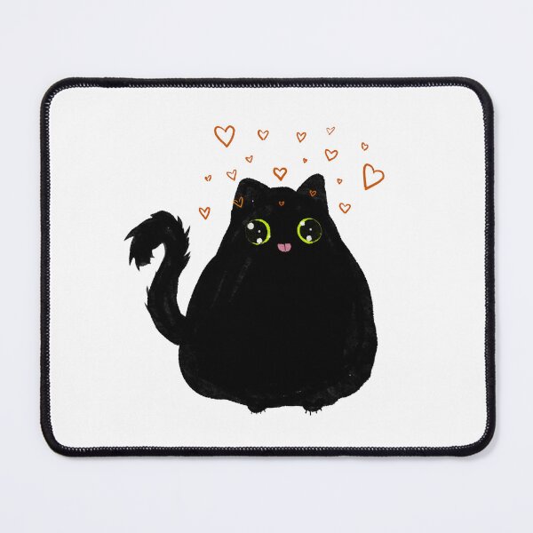 Item preview, Black cat blep designed and sold by bageldraws.