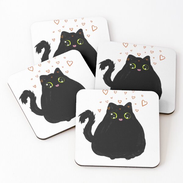 Aperçu de l'œuvre Bip de chat noir créée et vendue par bageldraws.