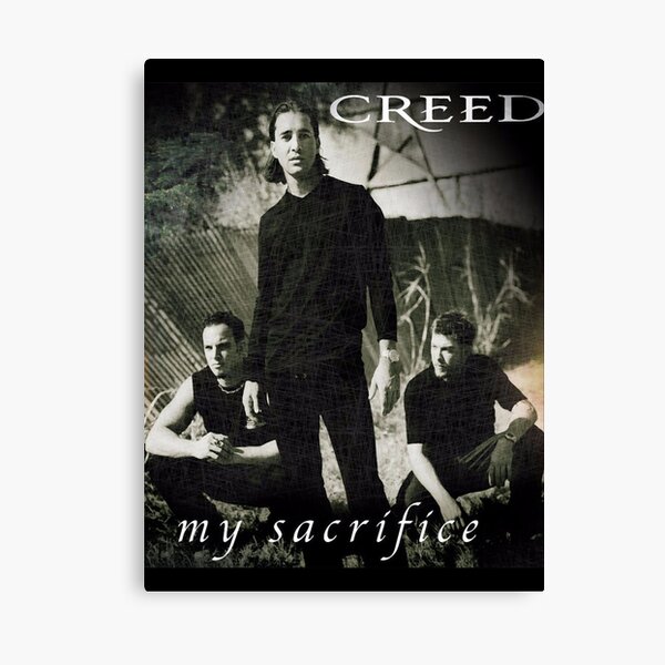 Creed My Sacrifice Vintage Script Song Lyric Print