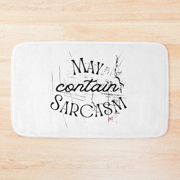 Item preview, May Contain Sarcasm - Fun Phrases / RoYuMi designed and sold by royumi.
