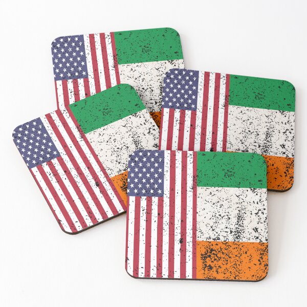 Item preview, Irish American Flag (distressed) designed and sold by MyKinsDoodles.