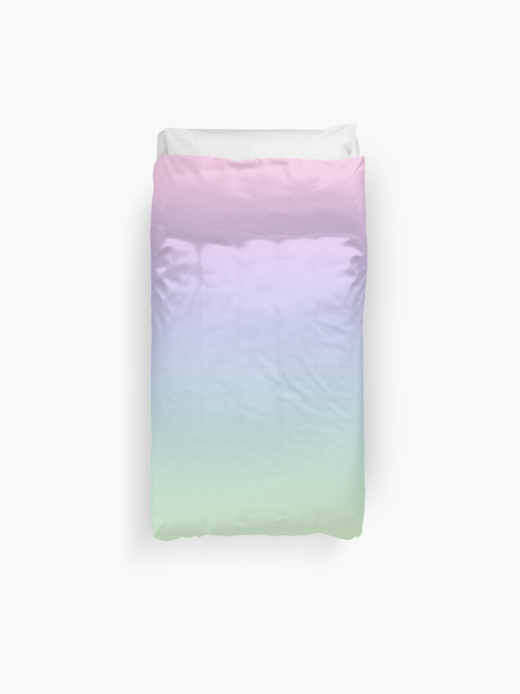 Pastel Rainbow Duvet Cover By Yureilia Redbubble