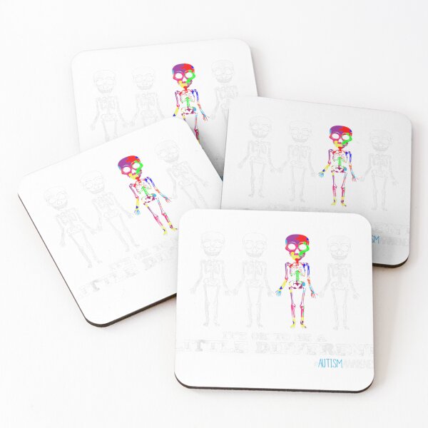 Item preview, It's Okay To Be Different Autism Colorful Skeleton Puzzle T-Shirt	 designed and sold by Megaplexxx.