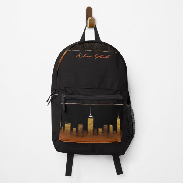 Item preview, New York in gold and orange designed and sold by Roxburylane.