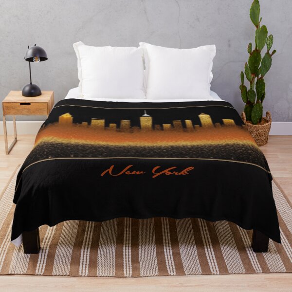 Item preview, New York in gold and orange  designed and sold by Roxburylane.