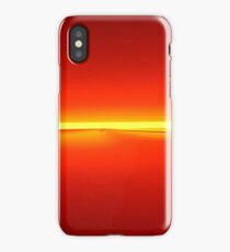 red neon iPhone Case