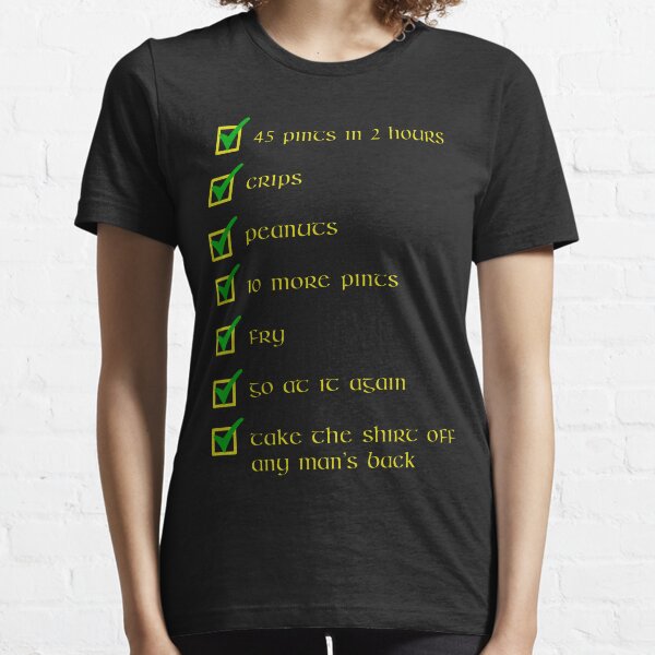 Paddy Losty Pintman Checklist Essential T-Shirt