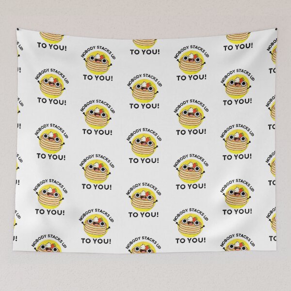 Item preview, Nobody Stacks Up To You Funny Pancake Puns  designed and sold by punnybone.