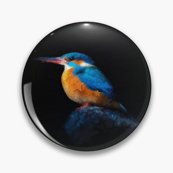 Item preview, Kingfisher Bird And Stars Cartoon designed and sold by Heathermarie321.