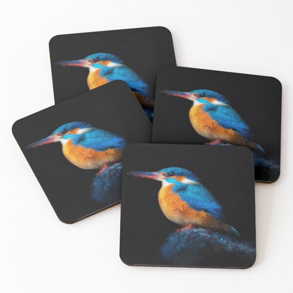 Item preview, Kingfisher Bird And Stars Cartoon designed and sold by Heathermarie321.