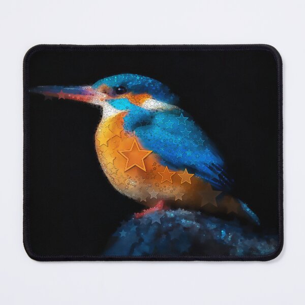 Item preview, Kingfisher Bird And Stars Cartoon designed and sold by Heathermarie321.