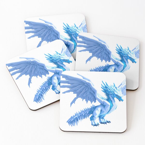 Item preview, Ice Dragon Pixel Art designed and sold by Pannyyy.
