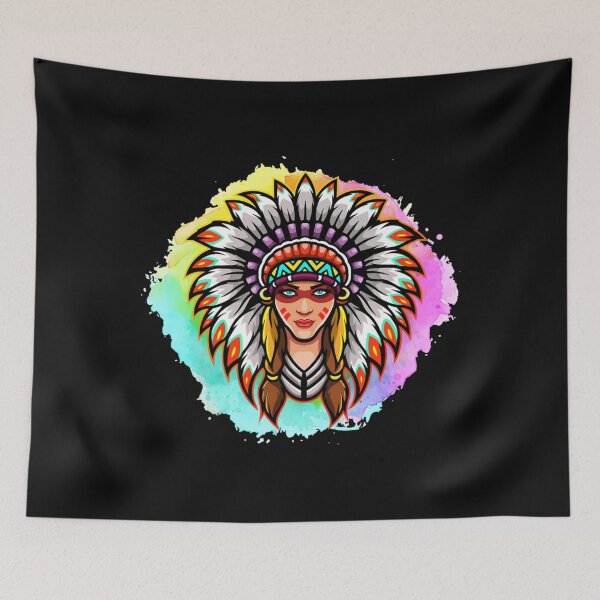 Item preview, wild girl water color  designed and sold by DomeSimo.