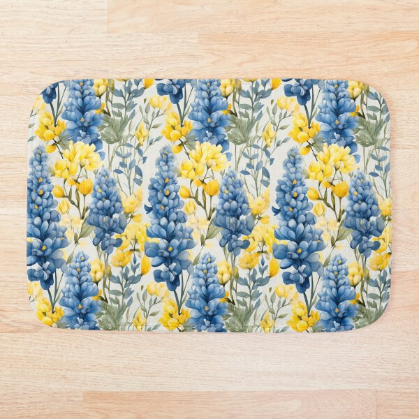 Aperçu de l'œuvre Fond d'impression de peinture de fleurs Bluebonnet Texas créée et vendue par PaperieJennifer.