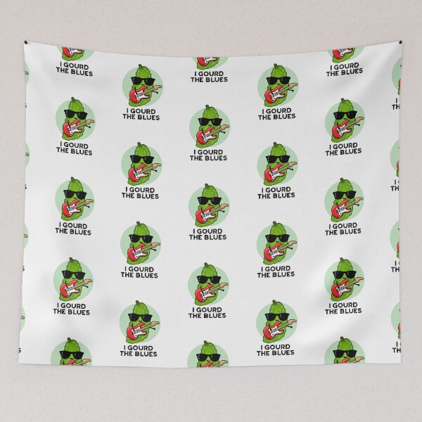 Item preview, I Gourd The Blues Funny Veggie Puns  designed and sold by punnybone.