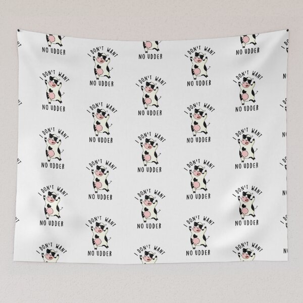 Item preview, I Don't Want No Udder Funny Cow Puns  designed and sold by punnybone.