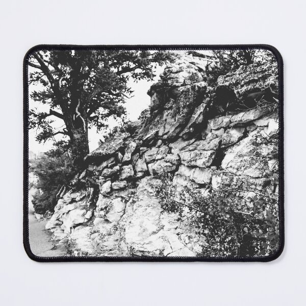 Item preview, B/W Path of The Grand Canyon North Rim  designed and sold by uzasynystersyn.