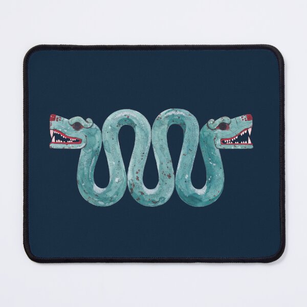 Item preview, DOUBLE HEADED TURQUOISE AZTEC SNAKE designed and sold by BEATRIZ ABAITUA.