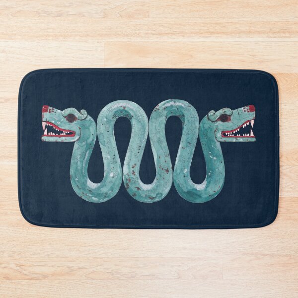 Item preview, DOUBLE HEADED TURQUOISE AZTEC SNAKE designed and sold by BEATRIZ ABAITUA.