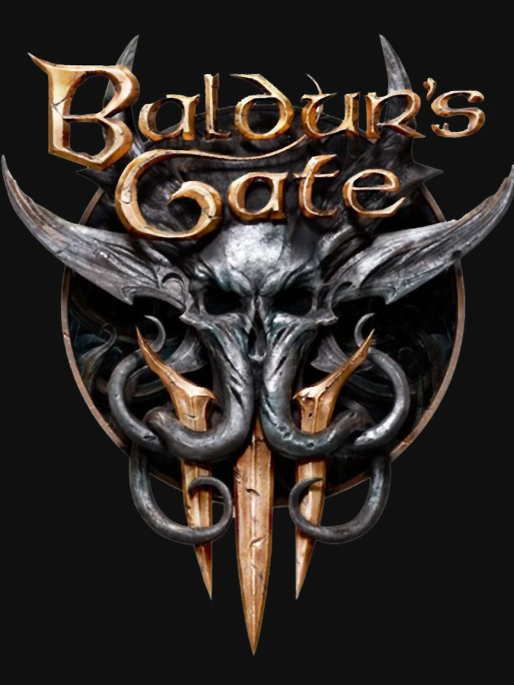 Dungeons & Dragons Baldur's Gate III Big Chest Emblem Vintage