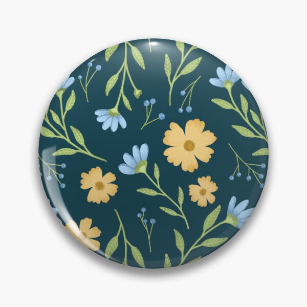 Item preview, Blooming flowers seamless pattern designed and sold by pinkyfish1010.
