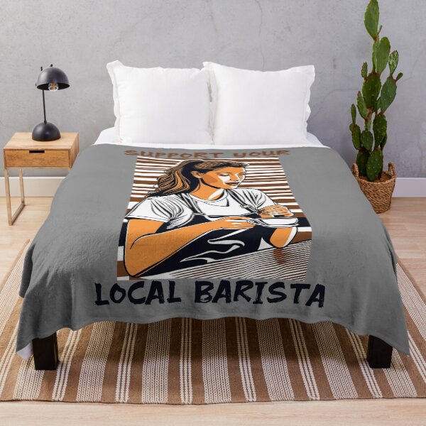Item preview, Support Your Local Barista designed and sold by tinytwist.