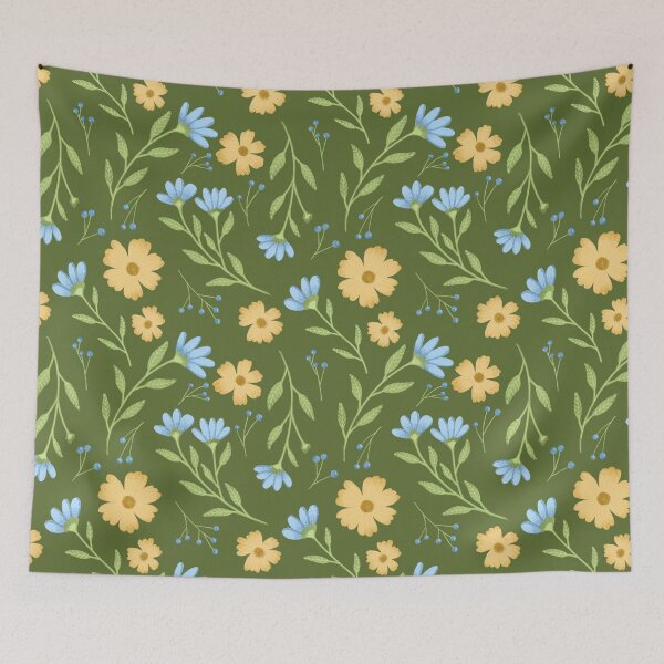 Item preview, Blooming beauty simple floral pattern designed and sold by pinkyfish1010.
