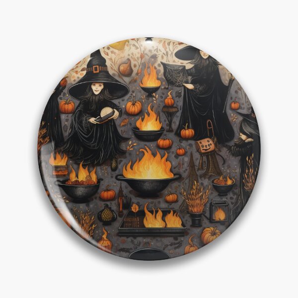 Item preview, Enchanting Halloween Witches designed and sold by ChillChic.