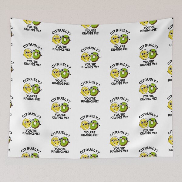 Item preview, Citrusly You're Kiwiing Me Funny Fruit Puns  designed and sold by punnybone.