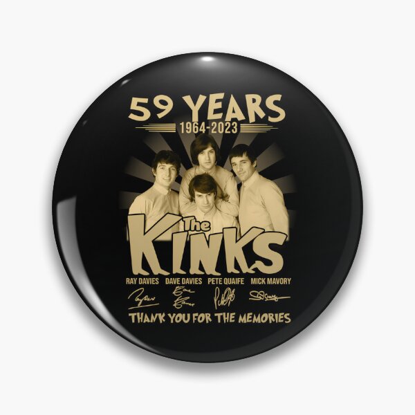 Item preview, 59 years 1964 2023 the Kinks signatures thank you for the memories designed and sold by ChicArtJackh.