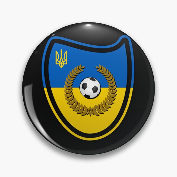 Item preview,  soccer fan crest - Ukraine   designed and sold by LinaPadbe.