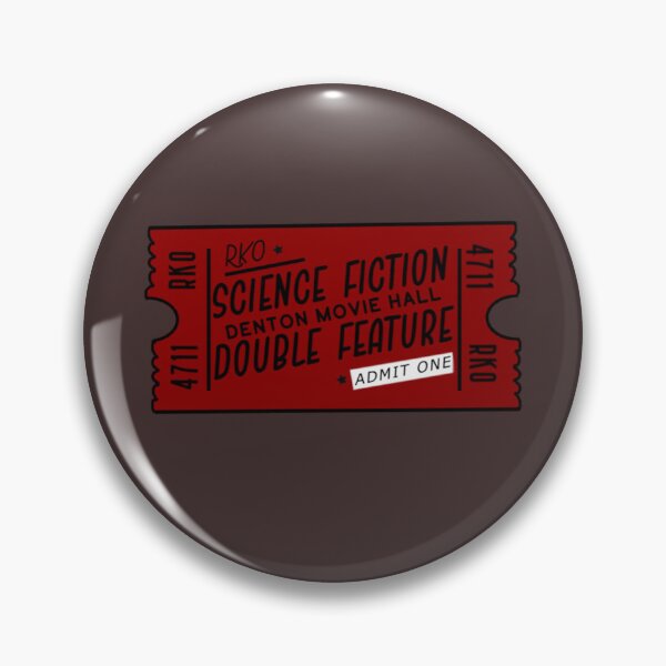 Item preview, Science Fiction Double Feature Ticket Stub designed and sold by SwamplandVamp.
