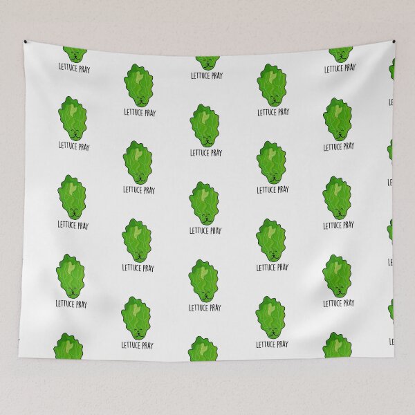 Item preview, Lettuce Pray Funny Veggie Puns  designed and sold by punnybone.