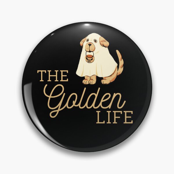 Item preview, Golden Retriever Halloween designed and sold by MissBHunny.