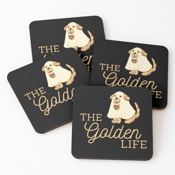 Item preview, Golden Retriever Halloween designed and sold by MissBHunny.
