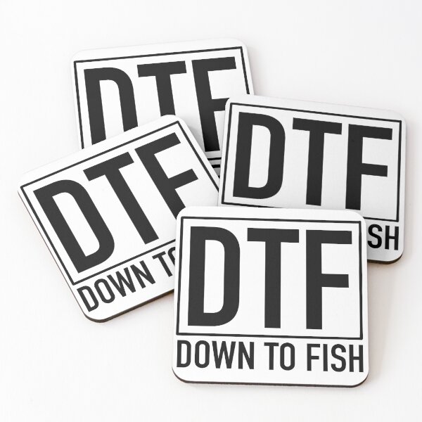 Item preview, DTF: DOWN TO FISH designed and sold by scarrymommyart.