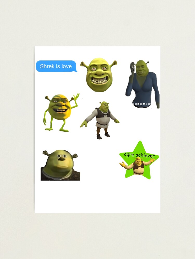  Shrek Yikes Face Sticker - Sticker Graphic - Auto