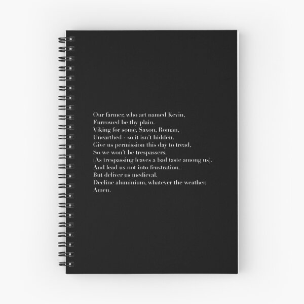 Item preview, DETECTORISTS _Our Farmer_ prayer poemChristmas Special designed and sold by ColemanDesignn.