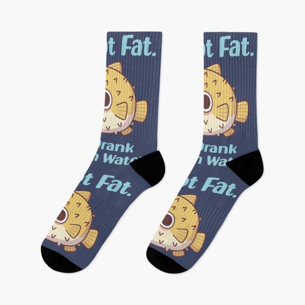 Item preview, Funny Puffer Fish I am Not Fat I Just Drank Too Much Water designed and sold by rustydoodle.