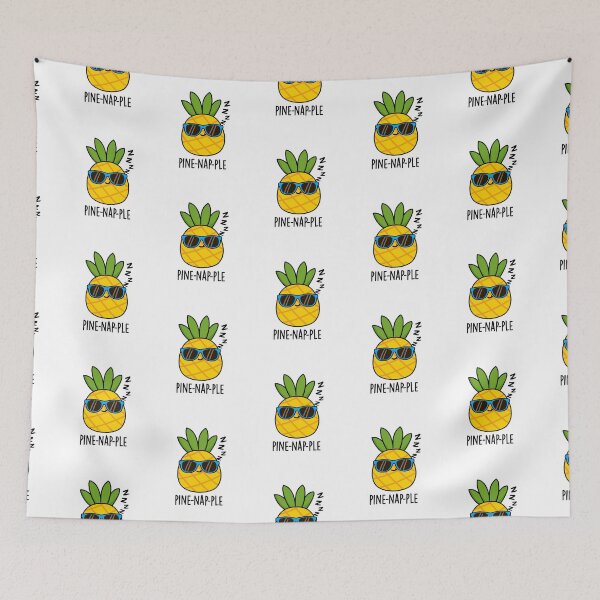 Item preview, Pine-nap-ple Funny Napping Pineapple Puns  designed and sold by punnybone.