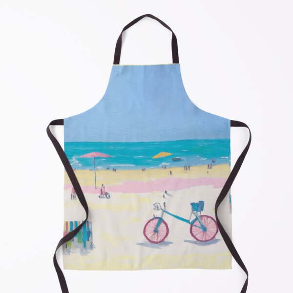 Item preview, Bondi Beach Bicycle Summer Painting designed and sold by druidwolfart.