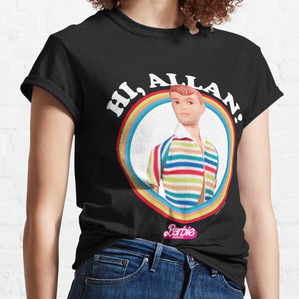  Barbie The Movie - Hi Allan Premium T-Shirt : Clothing, Shoes &  Jewelry