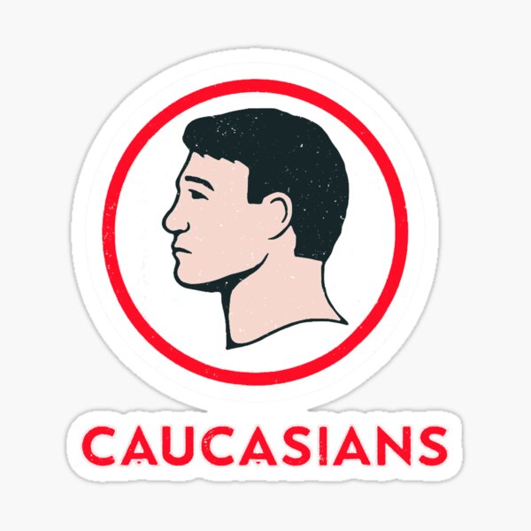 Washington Caucasians Redskins - Caucasians - Sticker