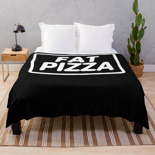 Item preview, Best seller fat pizza logo merchandise designed and sold by RolandPinto.